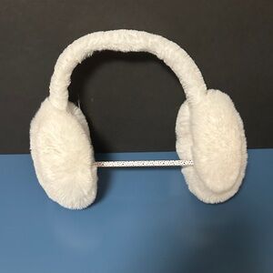 White Fluffy Earmuffs